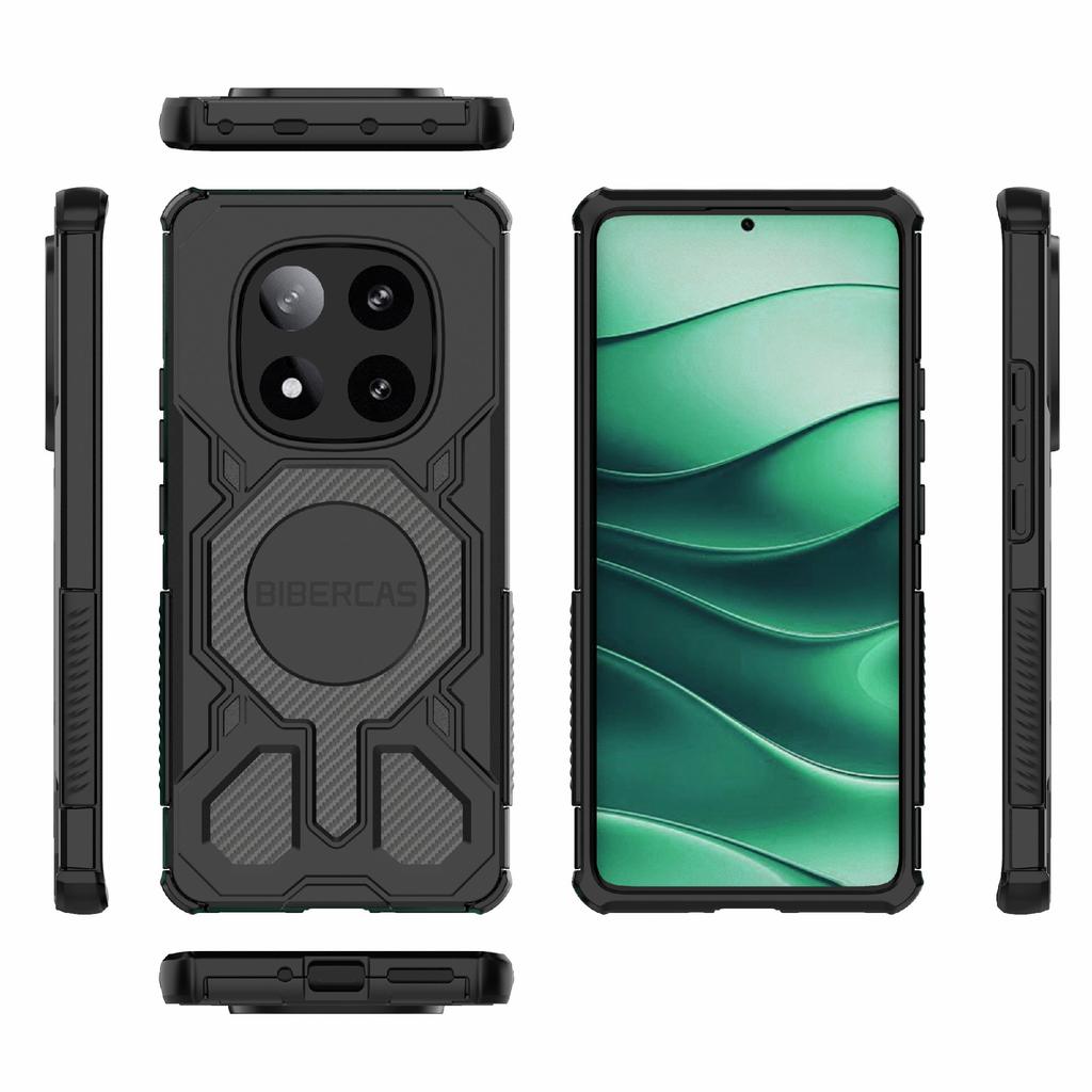 BIBERCAS J-16 Series For Xiaomi Redmi Note 14 Pro 5G Case Compatible with MagSafe Anti Drop TPU+PC Phone Cover