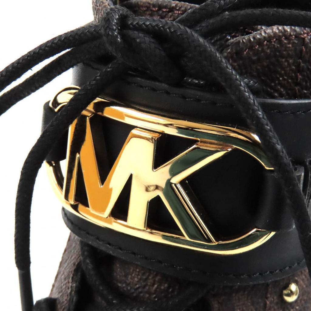 Идеальные короткие ботинки Michael Kors, ботинки-челси, коричнево-черные, синтетические, женские, размер 6.5, б/у