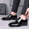 Fashion Outdoor Spring Men's Business Formal Large-size Shoes Groom's Wedding Shoes Business Leather Shoes Black Men's Shoes Comfortable Shoes