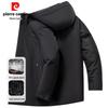 Мужская зимняя пуховая куртка Pierre Cardin с капюшоном