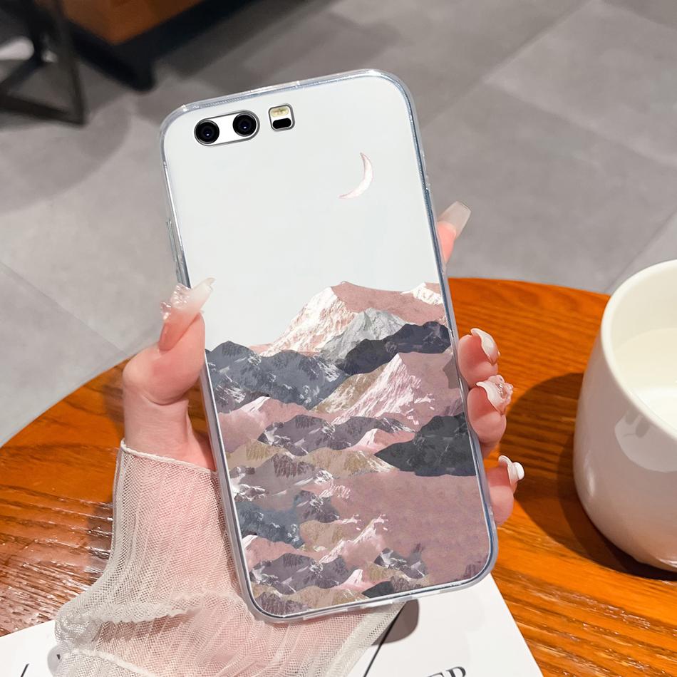 Чехол для телефона Huawei P10 Lite P10 Plus, стиль leisure, узоры, мягкий силикон TPU, прозрачный легкий чехол для Huawei P 10+ Funda