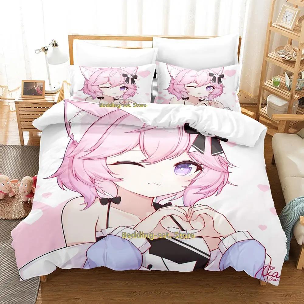 Распродажа Новый комплект постельного белья konsatoshi Single Twin Full Queen King Size Bed Set Aldult Kid Bedroom Duvetcover Sets Anime Bed Kawaii