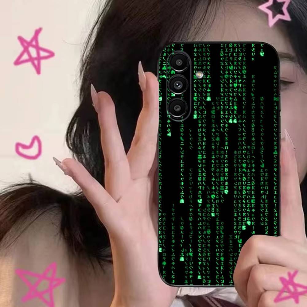 Чехол для телефона Matrix для Samsung S24, S21, S22, S23, S30, Ultra, S20, Plus, Fe, Lite, Note, 10, 9, 5G Черный Мягкий Чехол