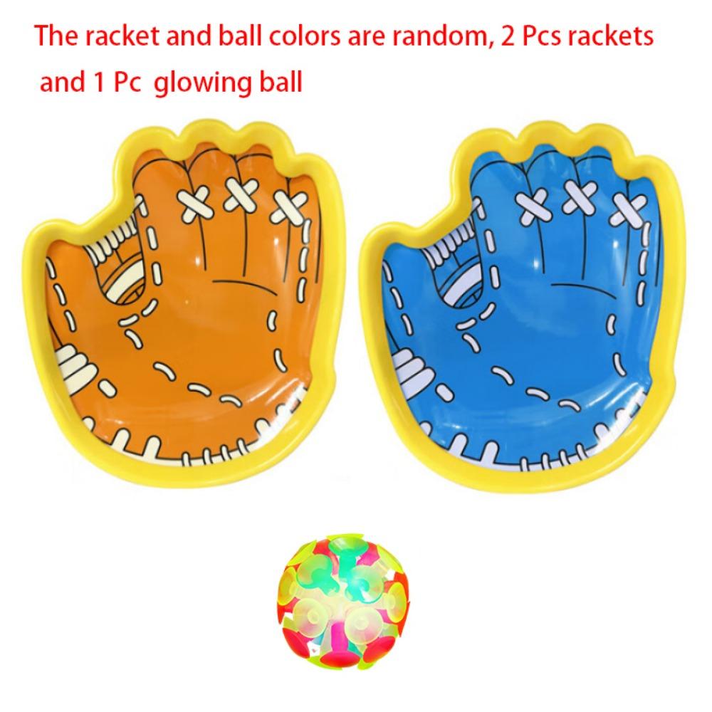 Catch Ball Toss Catch Game Set Light-Up Ball Sticky Ball Catch Game Boys Girls Play