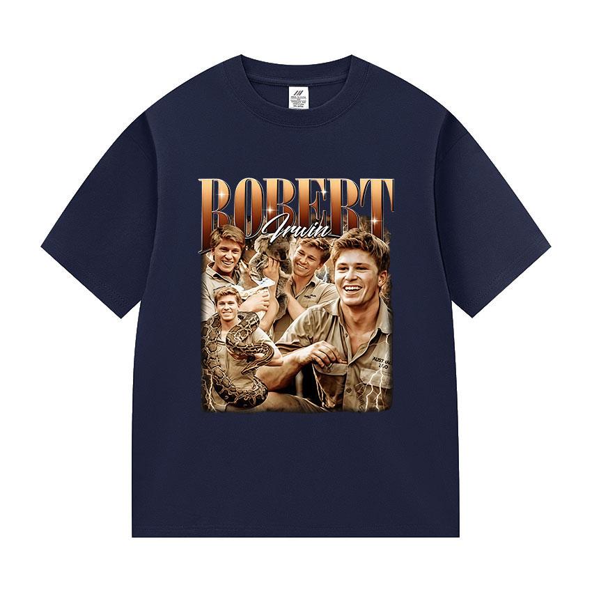 90s Retro Robert Irwin Graphic T Shirt Mens Classic Fashion Short Sleeve Tshirts Casual High Quality Cotton Tshirt Streetwear