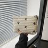Multi-functional Bow Cosmetic Bag Embroidery Sanitary Napkin Storage Bag Sweet Toiletry Bag  Women