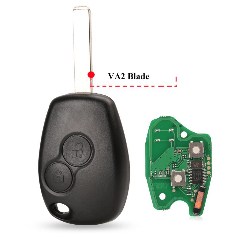 Jingyuqin 2BTN Remote Key For Renault Duster Modus Clio 3 Twingo DACIA Logan Sandero Kangoo 433MHz PCF7946 PCF7947 pcf7952E Chip