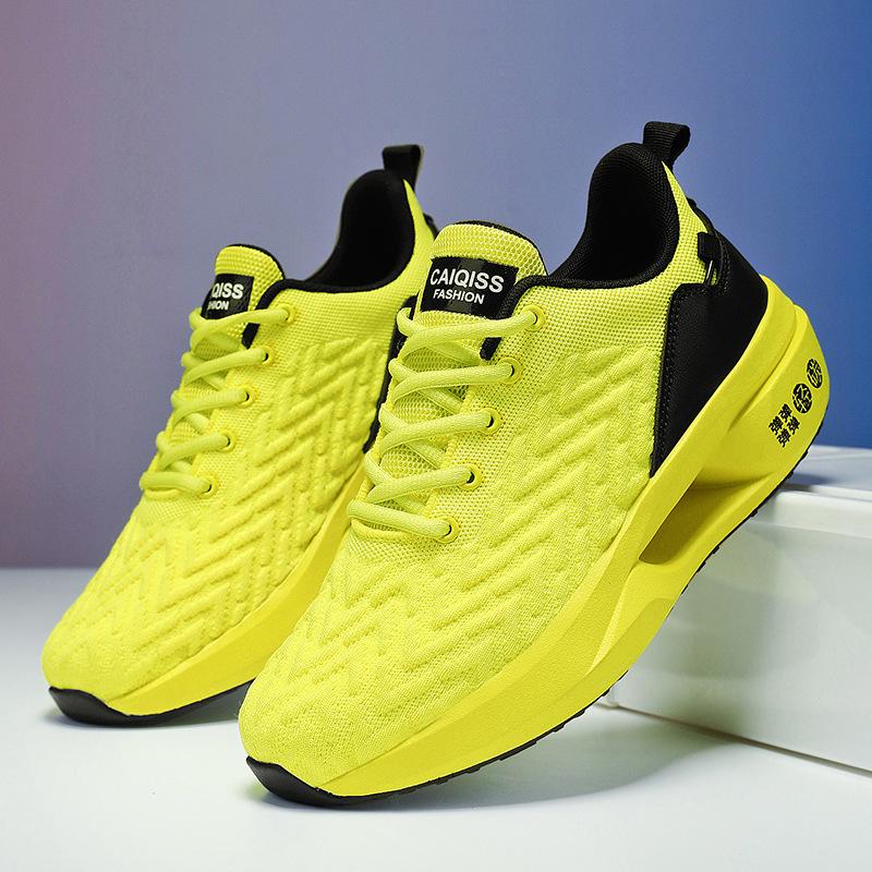 Spring and Autumn Men's Sneakers Large Size Flying Weaving Outdoor Casual Men's Shoes Sneakers Lightweight and Wear-resistant Running Shoes