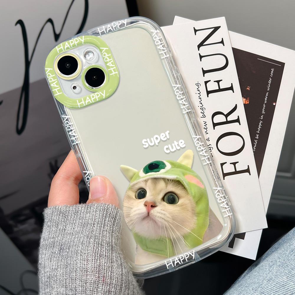 Mobile Phone Cases for iPhone 11 13 XR 15 Pro Max 12 14 Pro Max Case iPhone 16 7 Plus 8 Plus XS Max Cartoon Pattern Anti-drop Protection Shockproof