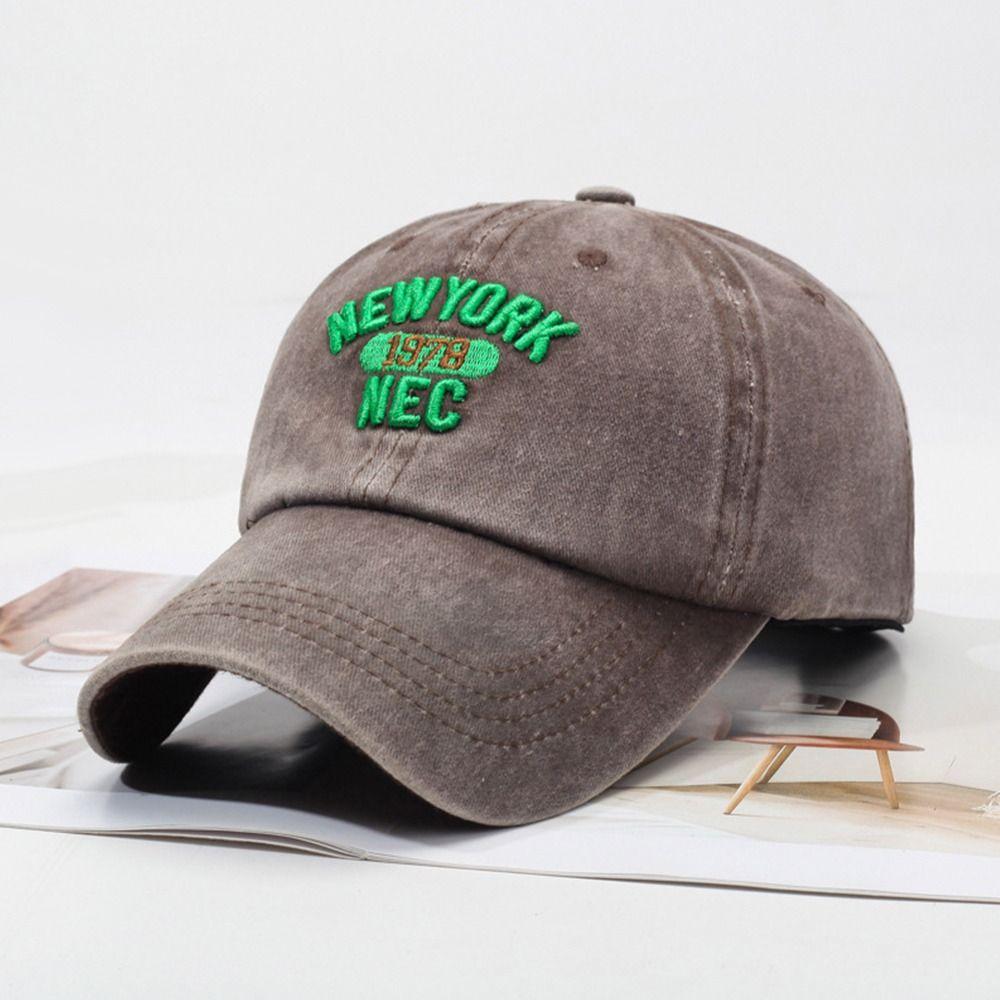 Adjustable Distressed Faded Cap NEW YORK 1978 Sunscreen Hats For Man Women Outdoor Sports