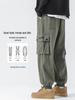 Dingfengbaoluo Men's Casual Multi-Pocket Jogger Cargo Pants