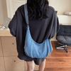 Large Capacity Denim Shoulder Bag Versatile Satchel Bags Casual Hobo Sling Bag  Handbag