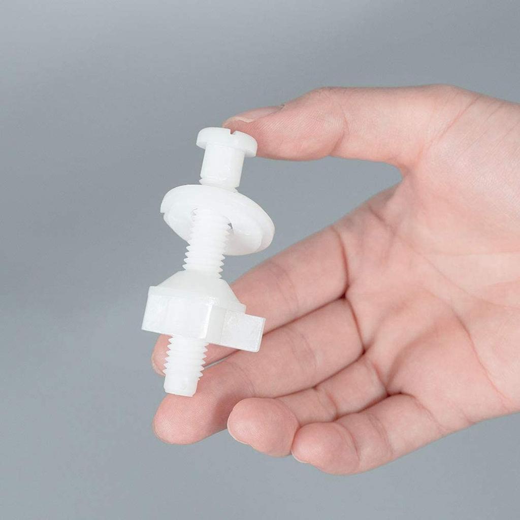 Toilet Seat Repair Screws Kit Bathroom Bolts Bottom