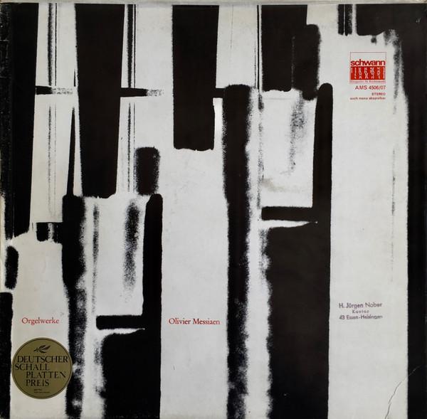 LP Record OLIVIER MESSIAEN , GASTON LITAIZE - Orgelwerke AMS450607 Schwann Musica Germany Classical Used