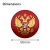 4 шт. 56 мм Флаг России Орел Эмблема Наклейки на центральные колпачки колес автомобиля Для Lada Vesta Niva Granta Priora Vaz Xray 2110