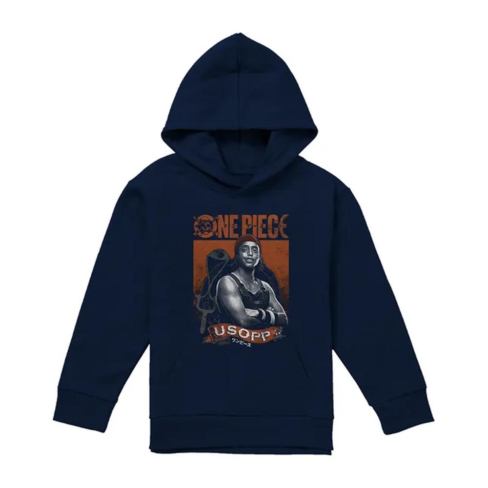 One Piece Live Action Childrens/Kids Usopp Portrait Hoodie