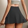 Women's Tight Fitting Sports Short Skirt, Quick Drying And   Color Blocking Fake Two-piece Short Skirt, Yoga Pants Skirt