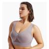 Бюстгальтер больших размеров, женское нижнее белье, сексуальный спортивный бюстгальтер для йоги с открытой спиной, топы с пуш-ап, мягкий бесшовный беспроводной спортивный бюстгальтер, женский 5XL