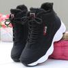 Women's High-Top Velvet Winter Shoes - 2023 Warm, Thick-Soled Casual Sneakers for Students