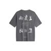 Li Ning CF See Dragon In The Wild Back Pattern Printed Quick-Dry Cool Round Neck Short Sleeve Drop Shoulder T-Shirt Men T-Shirt ATSU627-4