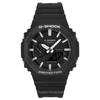 Восстановленные Casio G-Shock Carbon Core Guard Аналогово-цифровые Кварцевые Дайверские GA-2100-1A GA2100-1 200M Мужские Часы
