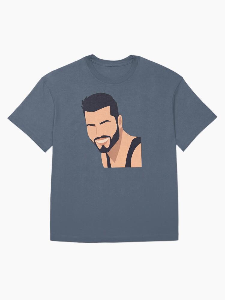 Ricky Martin Ricky Martin Illustration Oversized T-Shirt