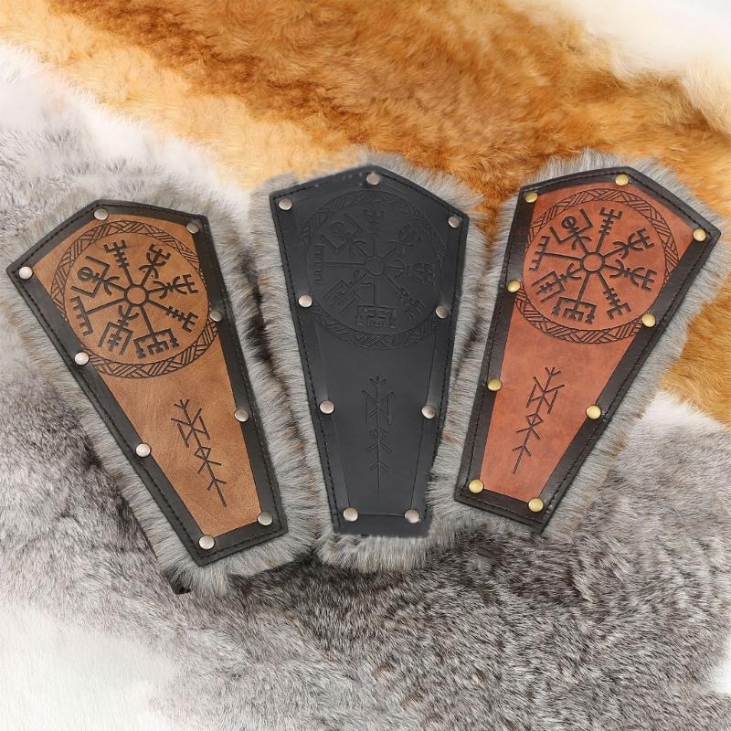 Рыцарская перчатка Средневековая нарукавная повязка Костюм эпохи Возрождения Защита руки ПУ броня Наручи Нарукавник Стимпанк рукава