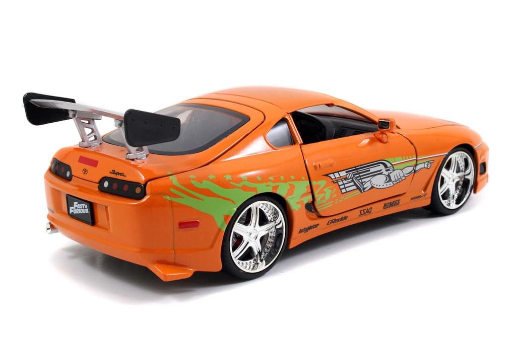 Jada Toys Fast & Furious Series 1/24 F&F Toyota Supra Orange Brionan Assembly Kit JADA30699