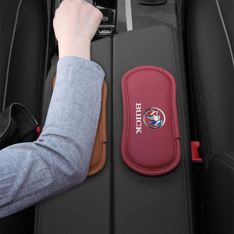 1 шт. Кожаная автомобильная подушка, автомобильная накладка на колени, эластичная подушка для ног из пены с памятью для Buick Envision GS GL6 GL8 Avenir Riviera Lesabre Velite Verano