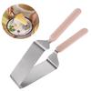 Stainless Steel Cake Separator Comfortable Handle Triangle Cake Transfer Cake Gripper Cake Splitter Cake Equalizer