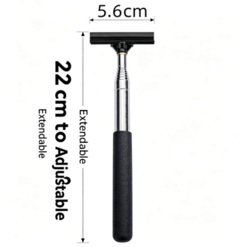 Telescopic Car Wiper, Extendable Metal & Rubber Windshield Wiper for Snow, Dirt, Water Removal
