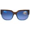 Costa Del Mar Waterwoman Blue Mirror Polarized Glass Ladies sunGlasses Wtw 251 Obmglp 55 6s9019 901917 55