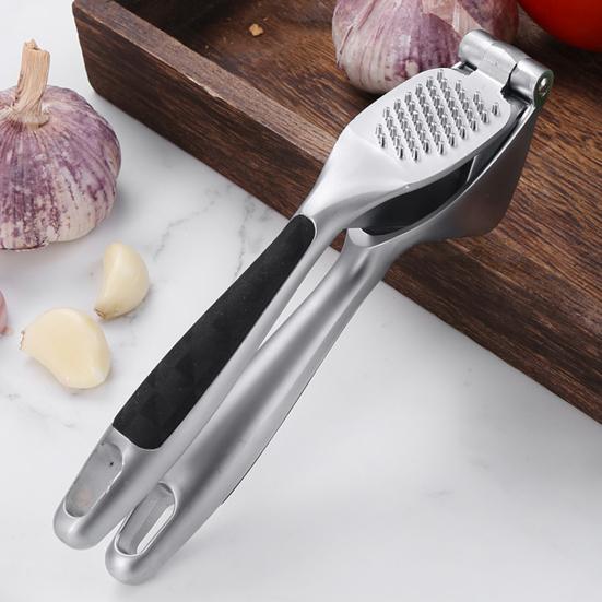 Yousheng Garlic Press Easy To Clean Use Heavy Duty Garlic Mincer Labor-Saving Handle Garlic Grinder Dishwasher Safe Kitchen Gadget