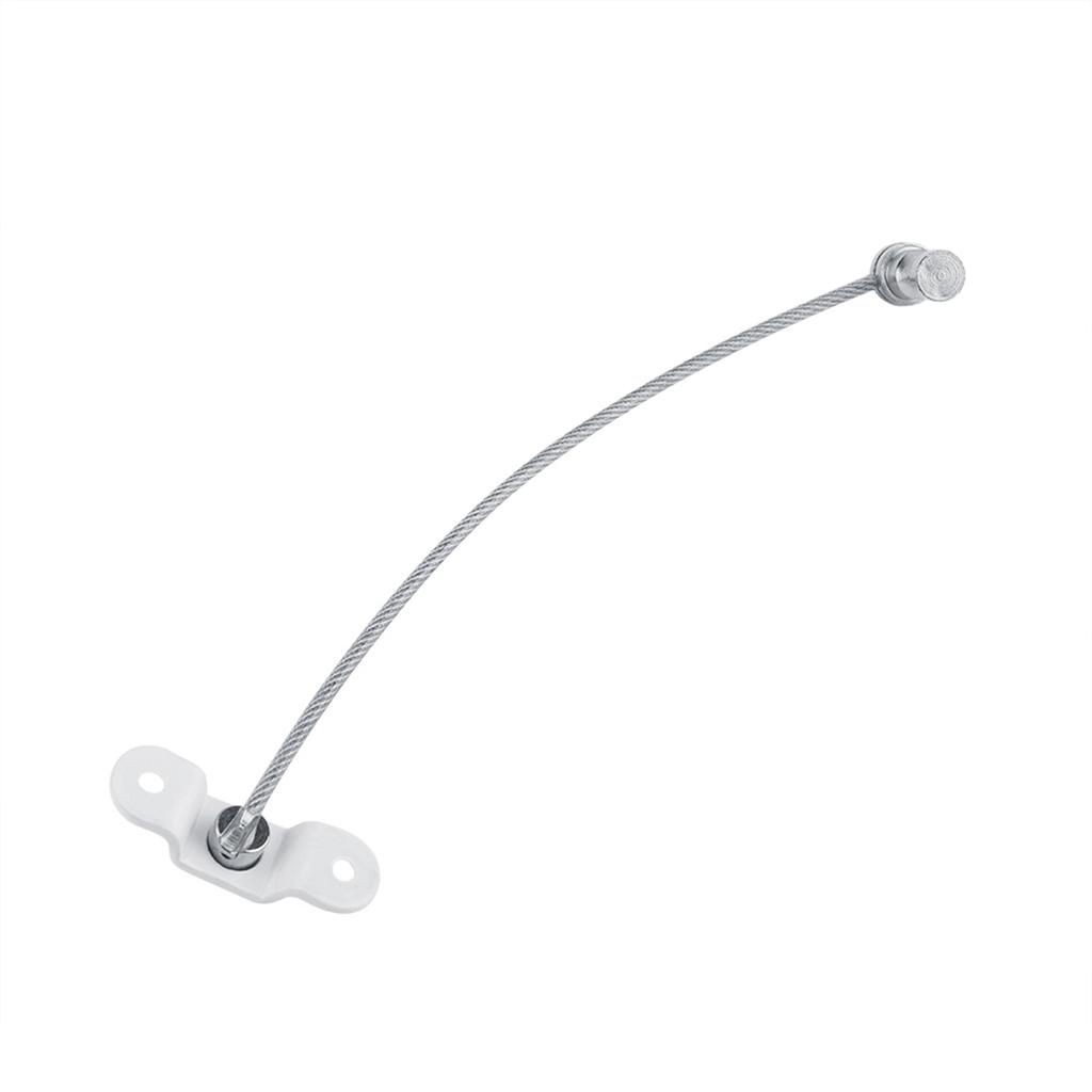 Безопасность детей, ограничитель открывания окон и дверей, тросовый замок 19 см, гибкий провод, белый