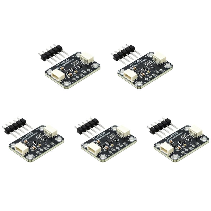 TLV493D Three-axis Magnetometer Module With 1MBit/s 12 Bit Resolution I2C Interface for STEMMA QT Qwiic 3D Detection