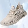 Mesh Breathable Men's Shoes 2024 New Men's Sports Shoes Hollow Casual Running Shoes Large Size Men's Shoes Manufacturer Foreign Trade