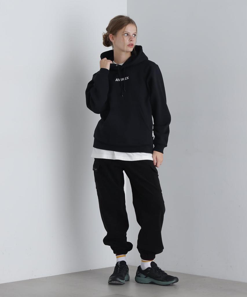 AVIREX Official Store Exclusive CARGO FLEECE PANTS women's S 010 black 783-4210602