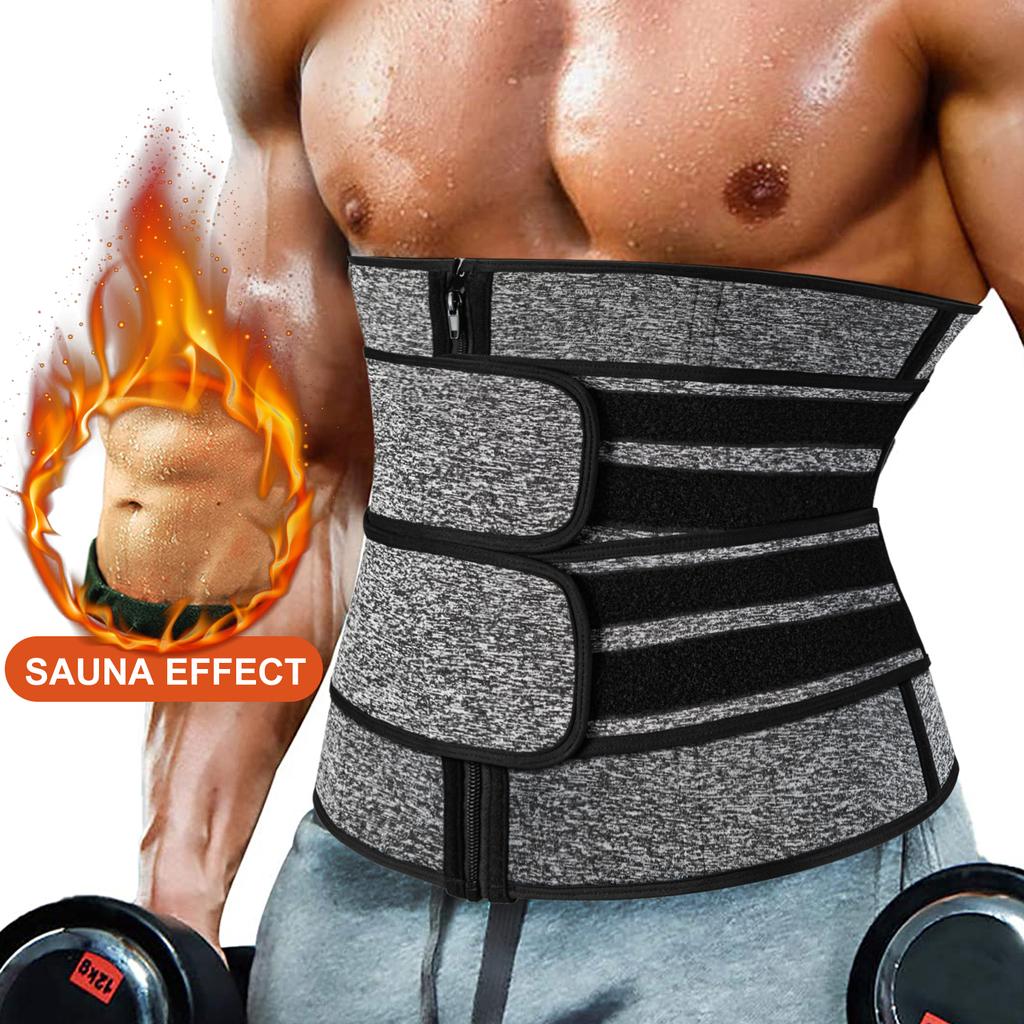 Men Waist Trainer Trimmer Corset for Weight Loss Tummy Control Body Shaper Compression  Sweat Belt Slimming Fajas