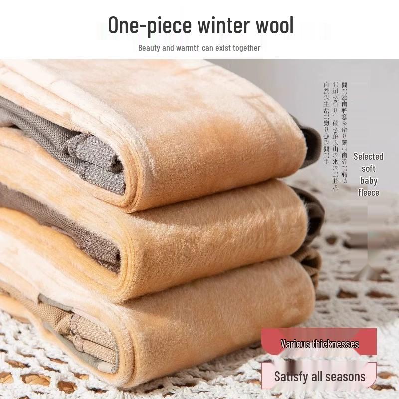 Thick Lined Fleece Autumnwinter Nude Pantyhose Womens Springautumn Style Thin Flesh Color Leggings