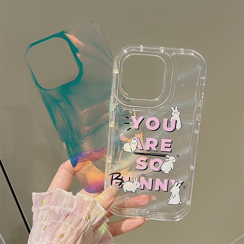 Чехлы для мобильных телефонов iPhone 11 13 XR 15 Pro Max 12 14 Pro Max Чехол для iPhone 16 7 Plus 8 Plus XS Max 6 15 Plus Laser Wave Pattern Anti-Drop Водонепроницаемый