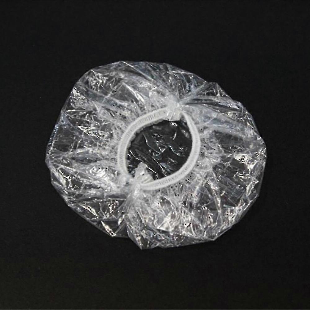 100 Pieces Of Transparent Earmuffs Shower Waterproof Hair Coloring Earmuffs Caps