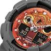 Casio Мужские часы G-SHOCK GA-100FL-8AJF [G-SHOCK Flame inside Series] Круглые часы Серая смола