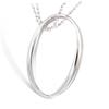 [L7487] - Silver Pendant 'Choreography' Silver (rhodium-plated) - 37x23 Mm