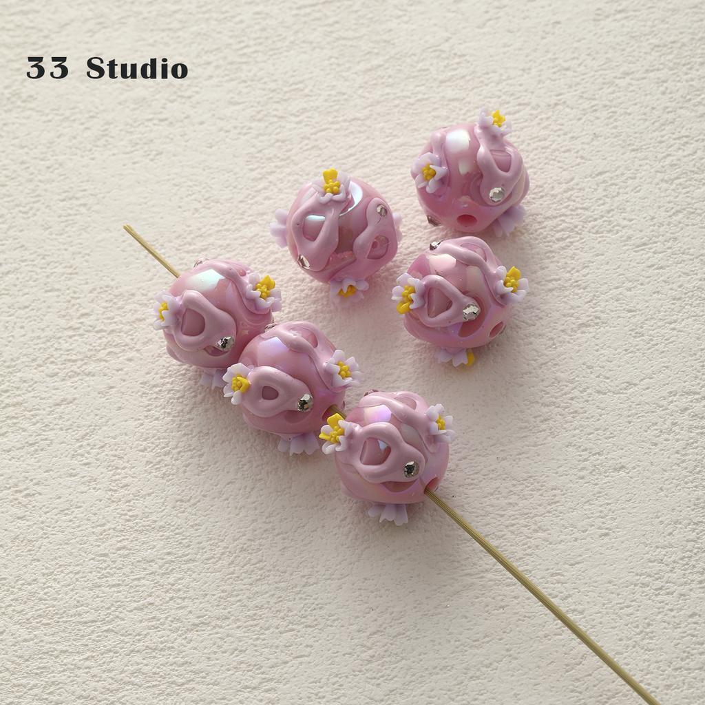 Тяжелая специальная дрель, бусины с ручной росписью, аксессуары «сделай сам», комплект материалов, цепочка для мобильного телефона, автомобильный кулон, бусины-проставки, браслет