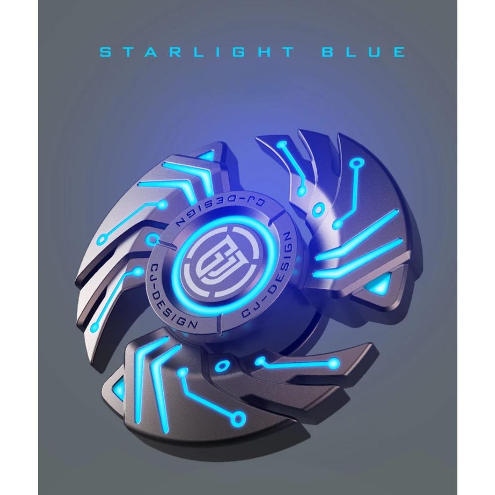 Сплав металла Fidget Spinner светящийся вращающийся наконечник волчок антистрессовые игрушки для снятия стресса игрушки для снятия стресса тревожность дети