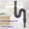 Универсальный телескопический пластиковый сливной шланг для кухни, овощного тазика, бассейна со шваброй и умывальника