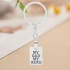 Keyring Holder Father's Day Gift Simple Meaningful Father Key Chain Charm for Dad Husband