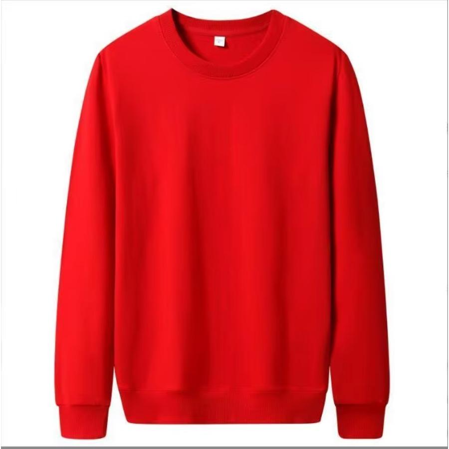 Korean Fashion Men's Round Neck Sweatshirts Autumn Long Sleeves Vacation Pullovers Tops Casual Popular Man Solid Sweat Shirts