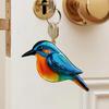 Рождественские Птицы Украшение Пластиковый Колибри Малиновка Сова Сойка Зимородок Елка Подвесные Украшения Памятные Подарки для Любителей Птиц Природа