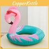 Надувной круг для плавания с рисунком животного фламинго для взрослых, толщина ПВХ 0,24 мм, плавательный круг для детей